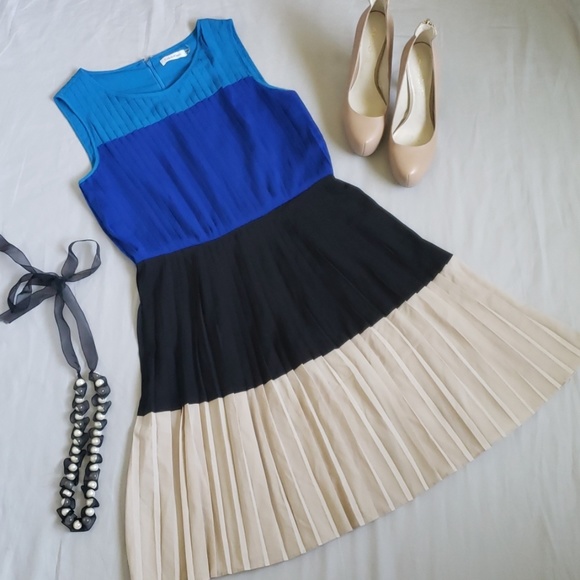 Calvin Klein Dresses & Skirts - Calvin Klein Accordion Block Color Dress